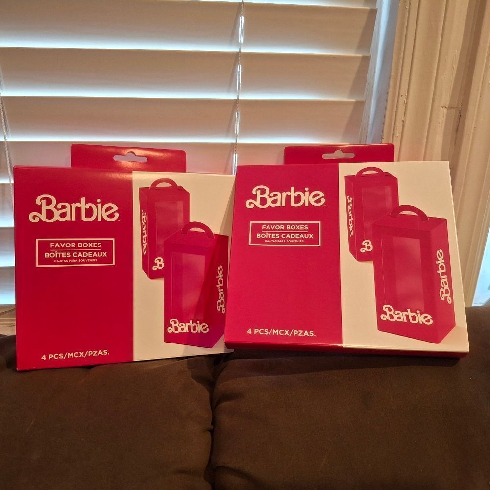 Barbie Party Set Of 8 Favor Boxes